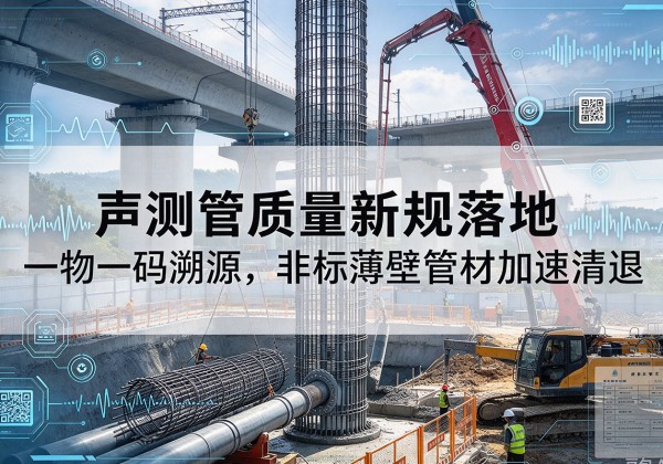 依安声测管质量新规落地，一物一码溯源，非标薄壁管材加速清退